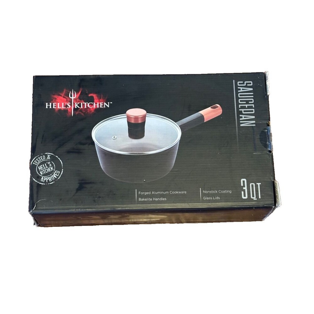 Hell's Kitchen 3qt Saucepan